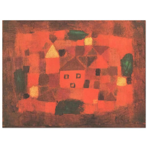 Paul Klee  LANDSCAPE WITH SUNSET 1923 Aluminum Print
