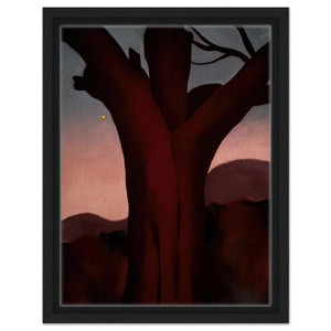 Georgia OKeeffe  Autumn Trees  Chestnut Tree Framed Canvas