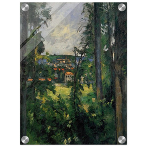 Paul Cezanne  Auvers View from Nearby Acrylic Print