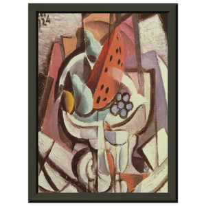 Salvador Dali  STILL LIFE WATERMELON Premium Metal Framed Art Print / Poster