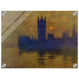 claude monet  Houses of Parliament Sunset 02 Acrylic Print