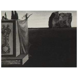 Salvador Dali  LANDSCAPE N9 Wood Print