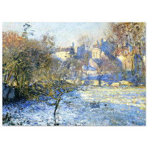 claude monet  Frost Fine Art Poster / Art Print