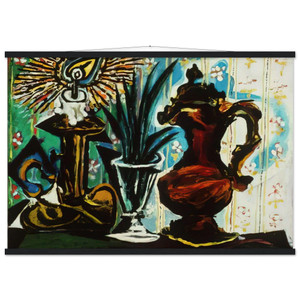 Picasso Still Life Candle Museum-Quality Matte Paper Poster with Hanger