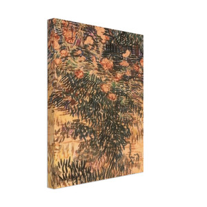 Vincent van Gogh  Oleanders the Hospital Garden at SaintRemy Canvas