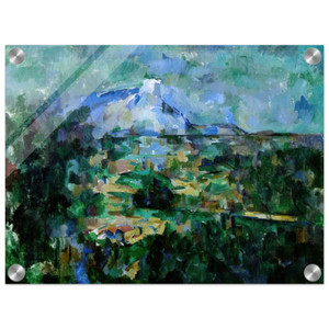 Paul Cezanne  Montagne SainteVictoire from Lauves Acrylic Print