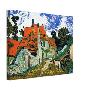 Vincent van Gogh  Street in AuverssurOise Canvas