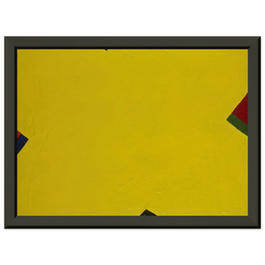 Al Held  Yellow Premium Metal Framed Art Print / Poster