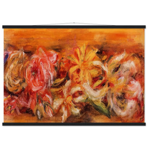 Pierre-Auguste Renoir Garland of Flowers Matte Poster with Hanger