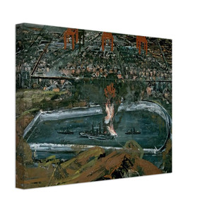 Anselm Kiefer  OPERATION SEA LION 1975 Canvas