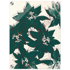 Andy Warhol  Poinsetta Acrylic Print