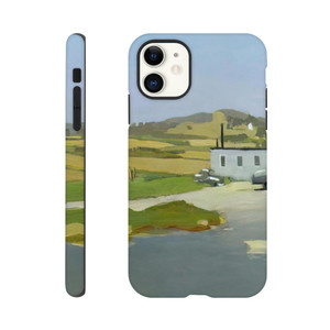 Fairfield Porter  LONG ISLAND LANDSCAPE WITH RED BUILDING 1962 Tough case