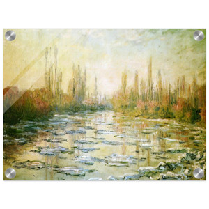 claude monet  The Ice Floes Acrylic Print