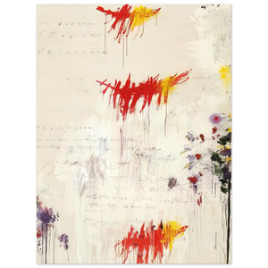 Cy Twombly  Quattro stagioni I Primavera Aluminum Print
