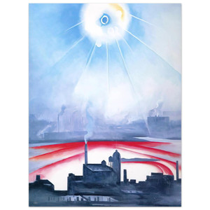 Georgia OKeeffe  East River No 1 Aluminum Print