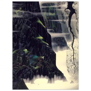 Eyvind Earle  Gray Dawn Aluminum Print