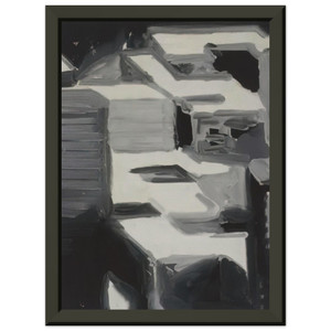 Gerhard Richter  TOWNSCAPE 1968 3 Premium Metal Framed Art Print / Poster