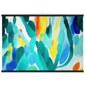 Alice Baber  Green Swing Museum-Quality Matte Paper Poster with Hanger