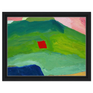 Etel Adnan  Untitled 17  1980 Framed Canvas