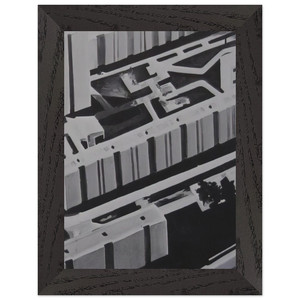 Gerhard Richter  TOWNSCAPE SL 1969 0 Premium Wooden Framed Art Print / Poster