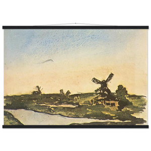Picasso Dutch Windmills Museum-Quality Matte Paper Poster with Hanger