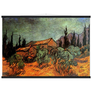 Vincent van Gogh  Wooden Sheds Museum-Quality Matte Paper Poster with Hanger