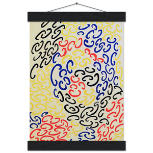 Sonia Delaunay  COMPOSITION 10 Museum-Quality Matte Paper Poster with Hanger