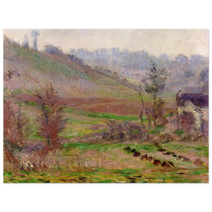 claude monet  Valley of Falaise Aluminum Print
