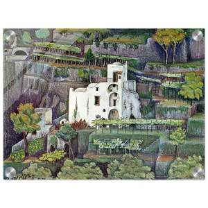 MC Escher  FARMHOUSE RAVELLO COLOUR Acrylic Print