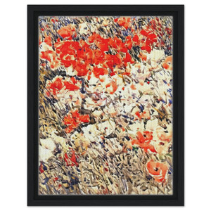 Childe Hassam  The island garden Framed Canvas