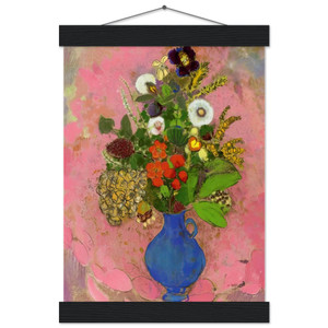 Odilon Redon  FLOWERS 1905 Museum-Quality Matte Paper Poster with Hanger