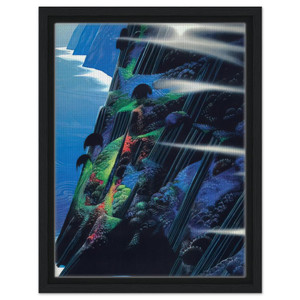 Eyvind Earle  Where Dreams are Born Framed Canvas