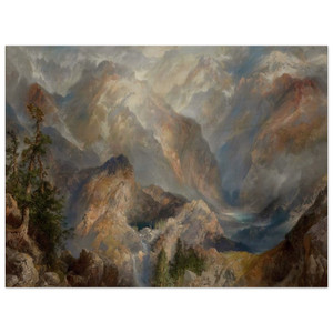 Thomas Moran  Morning in the Sierras Nevada Wood Print