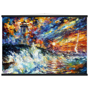 Leonid Afremov  Leonid Afremov N33 Museum-Quality Matte Paper Poster with Hanger