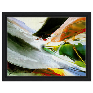 Paul Jenkins  Side of St George Framed Canvas