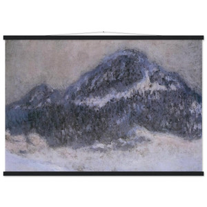 Claude Monet Mount Kolsaas Misty Weather Matte Poster with Hanger