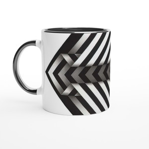 Omar Rayo - Panche I - 1970 Ceramic Mug with Color Inside