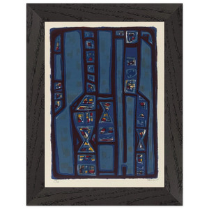 Alfred Manessier  Litanies  1952 Premium Wooden Framed Art Print / Poster