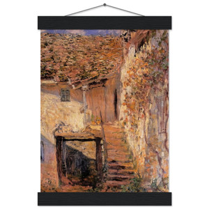 claude monet  The Steps Museum-Quality Matte Paper Poster with Hanger