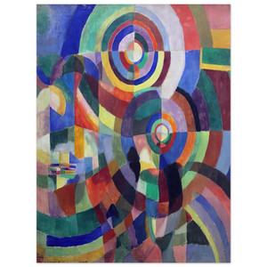 Sonia Delaunay  ELECTRIC PRISMS 1 Aluminum Print
