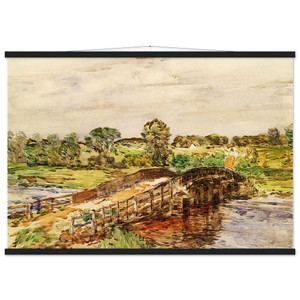 Childe Hassam Bridge at Old Lyme 02 Museum Quality Matte Poster with Hanger