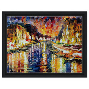 Leonid Afremov  Leonid Afremov N37 Framed Canvas