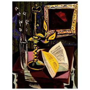 Pablo Picasso  Still life with candlestick  1937 Aluminum Print
