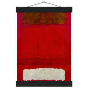 Mark Rothko No 16 Red White and Brown 1957 Matte Paper Poster with Hanger