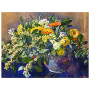 Theo van Rysselberghe  VASE OF FLOWERS 1923 Aluminum Print