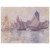 claude monet  Boats in the Port of Le Havre Aluminum Print