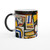 Al Held - Taxi Cab II Magic Ceramic Mug