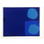 Patrick Heron  Four Blues Two Discs  1970 Aluminum Print