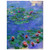 claude monet  Water Lilies Red Wood Print