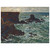 claude monet  Rocks at Port Coton the Lion Rock Wood Print